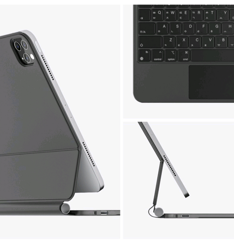 [새제품] HOU 아이패드 호환 매직키보드 12.9인치용--1