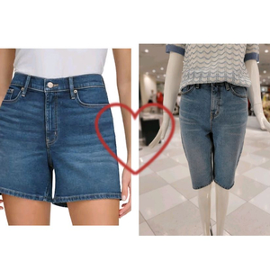 캘빈클라인, 올리브데올리브 여성 데님 반바지 2벌 일괄 (55~통통55) 새상품