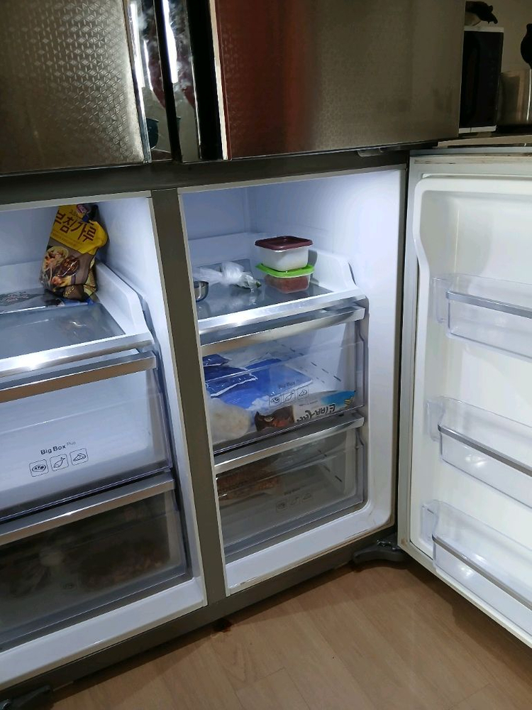 지펠 4도어 냉장고--5