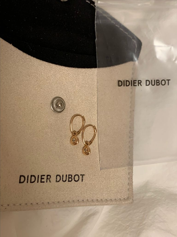 디디에두보 14k 다이아 원터치 귀걸이--4