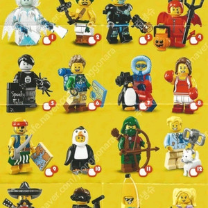 레고 미니피규어 시리즈 16 (71013 판매)