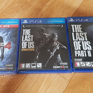 라스트 오브 어스 1, 2(중고) 언챠티드4 베스트히트(새제품) 이미지