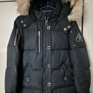 무스너클 쓰리쿼터 패딩 L/G 블랙 (95) 상태좋음 이미지