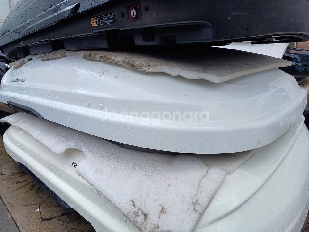 싼타페dm 코토 일체형루프박스(화이트유광) 이미지