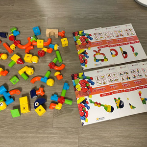 특허받은 회전자석 에드토이 다빈치 블럭 교구 두뇌발달+교재10권