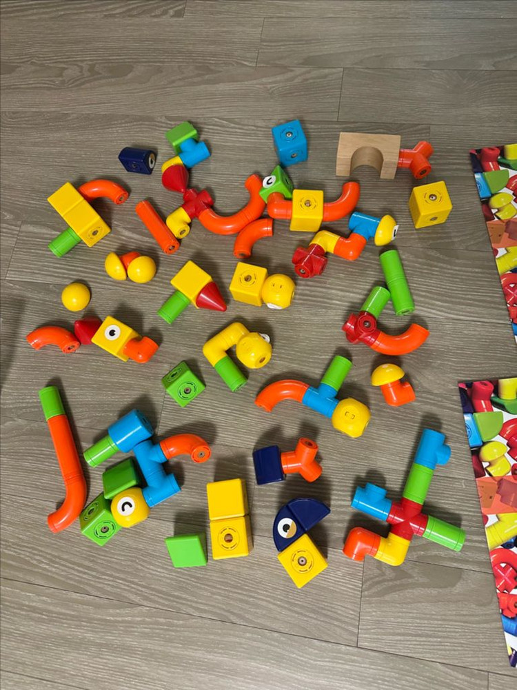 특허받은 회전자석 에드토이 다빈치 블럭 교구 두뇌발달+교재10권--1