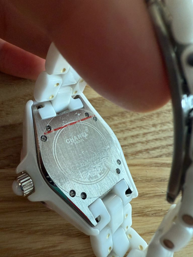 샤넬 j12 화이트 세라믹 시계--4