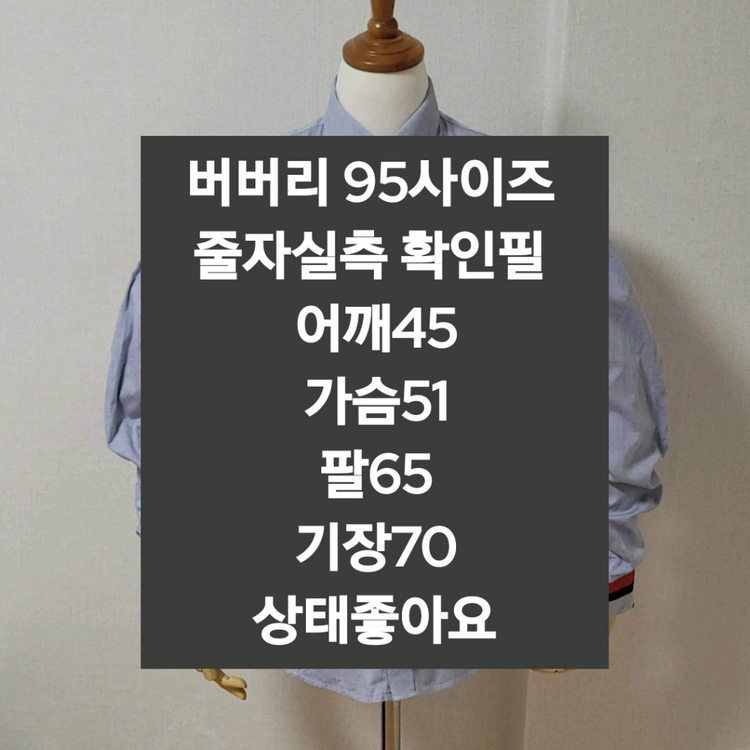 버버리 긴팔셔츠 남방 이미지