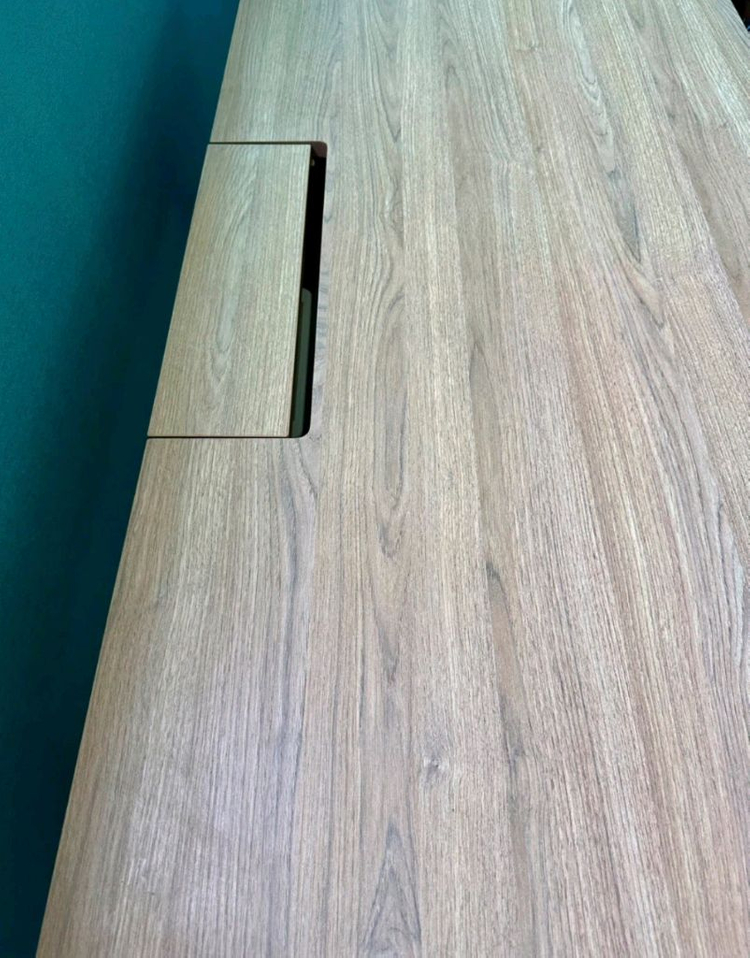 리바트 원목 책상 이미지