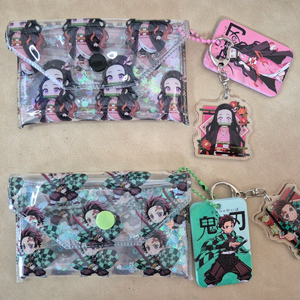 귀멸의칼날 캐릭터 지갑(네즈코.탄지로)