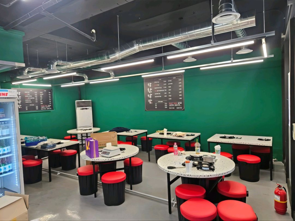 [최저가]스툴 원형 깡통 드럼통 고깃집 수납 식탁 의자--2