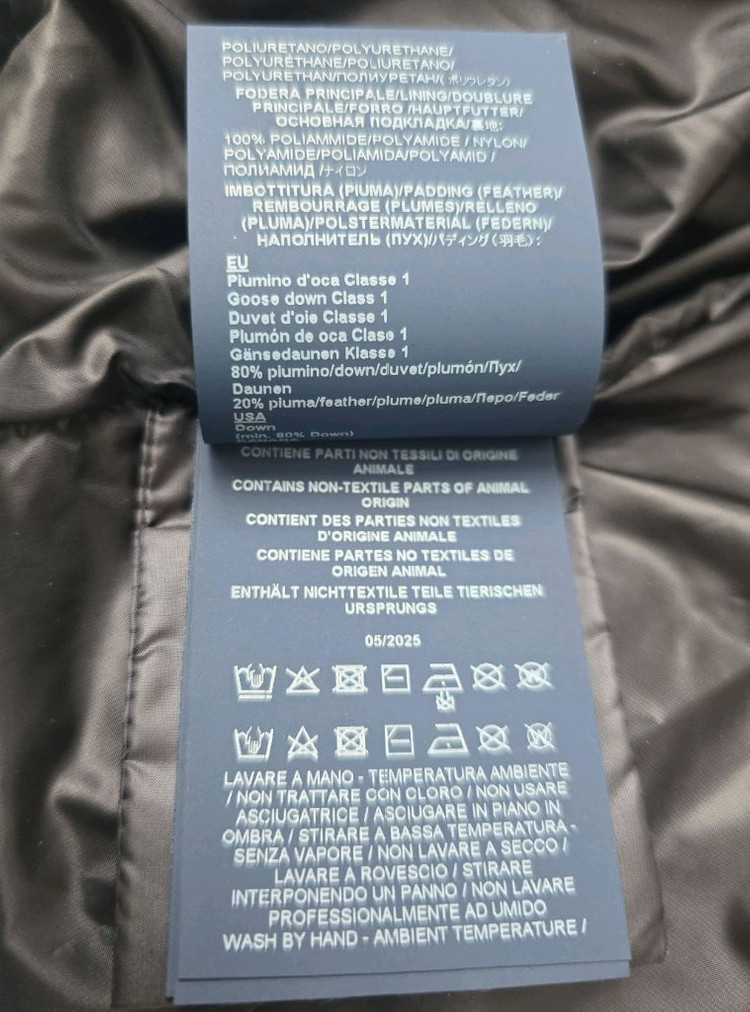 에르노(HERNO)글로스 보머 구스다운 패딩 블랙 (105)자켓 이미지