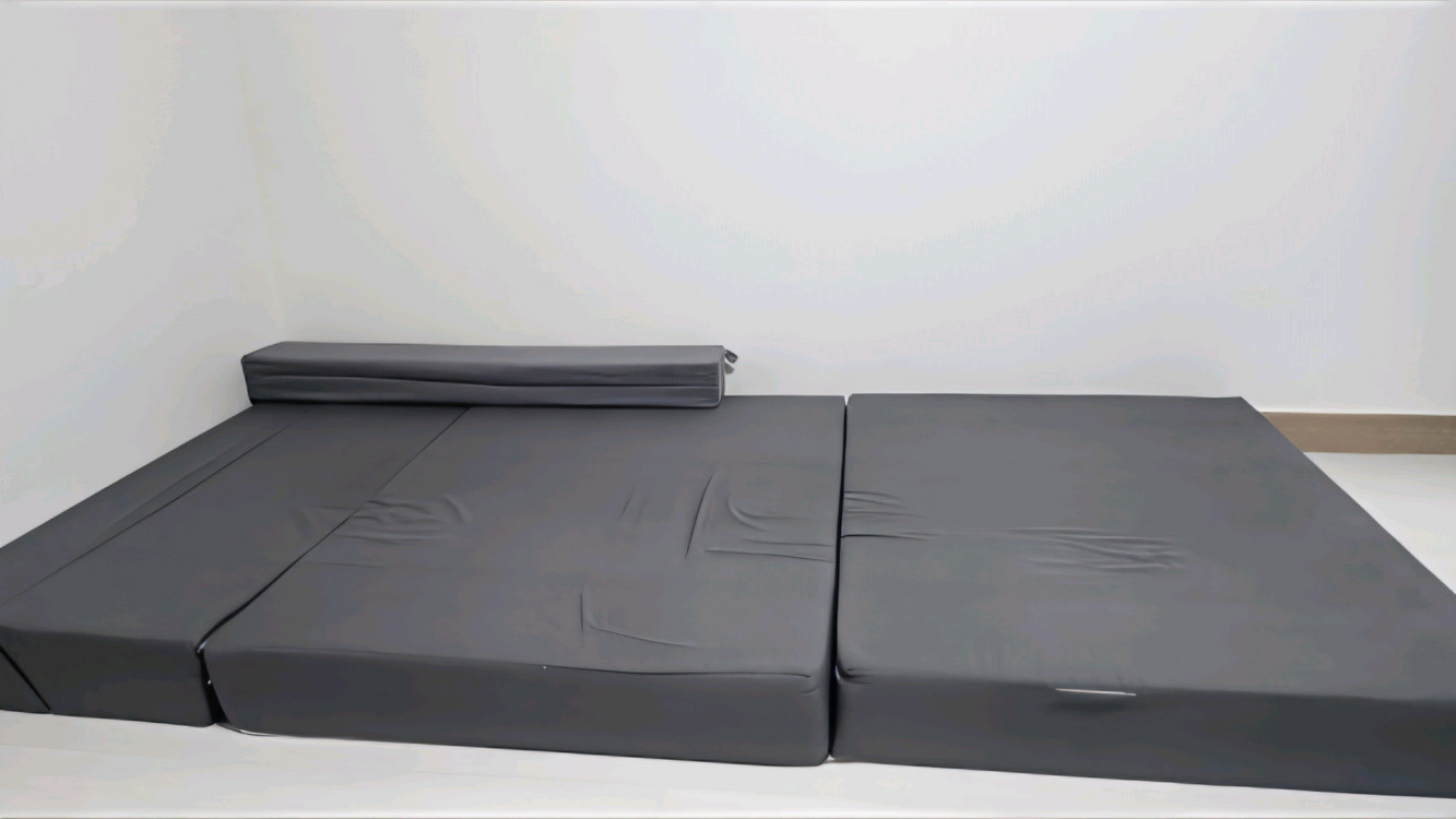 [최저가]4단 접이식 쇼파+매트리스 쇼파베드 방수 침대 이미지