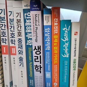 간호전공책/퍼시픽/필통/기본간호학수문사,생리학,병태생리학,임상약리학,모성여성간호학,간호진단,중재및결과가이드