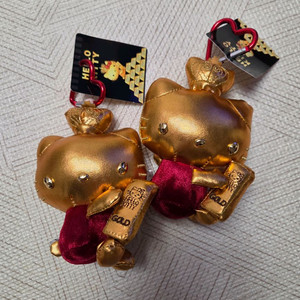 골드키티 황금키티 인형키링 새상품