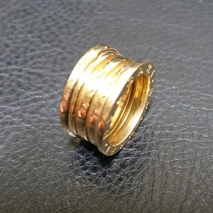 4밴드링 18K 옐로우골드 반지 53호