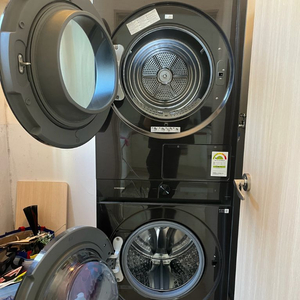 삼성 비스포크 그랑데 AI 원바디 블랙 세탁기 건조기