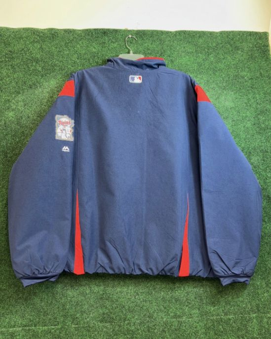 마제스틱 미네소타 트윈스 써마베이스 덕아웃 자켓 M(100)--4