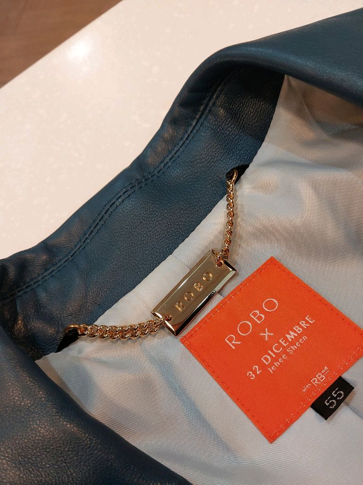 ROBO X 32DICEMBRE 양가죽 라이더자켓 55 사이즈 여성용 (루즈핏) 택포 42,000원--1