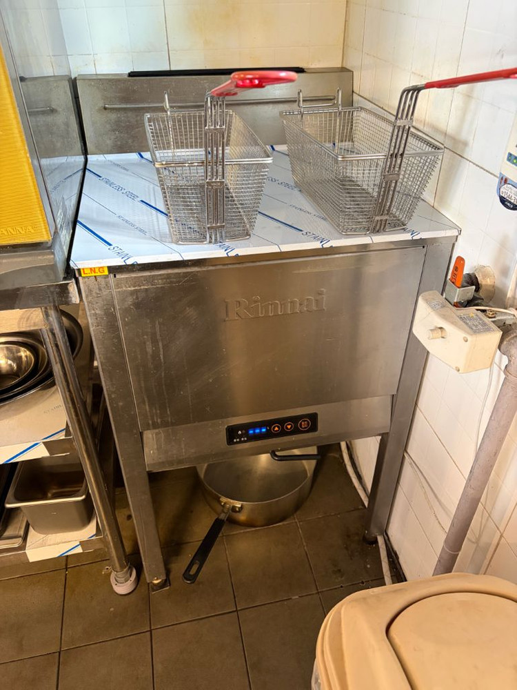 린나이 도시가스 튀김기 이미지