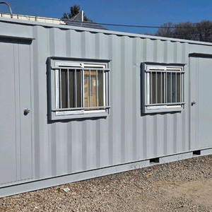 3x9. 기숙사용. 3칸칸막이. 이중단열된 온돌난방컨테이너