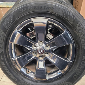 모하비 18인치 크롬휠 타이어 세트