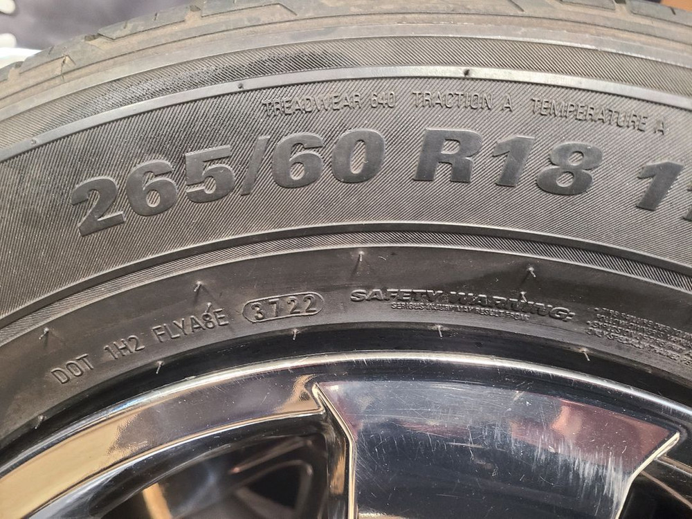 모하비 18인치 크롬휠 타이어 세트--1