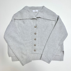 세일러 카라 니트 가디건 2회착용