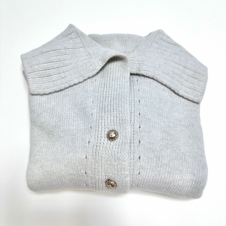 세일러 카라 니트 가디건 2회착용--3