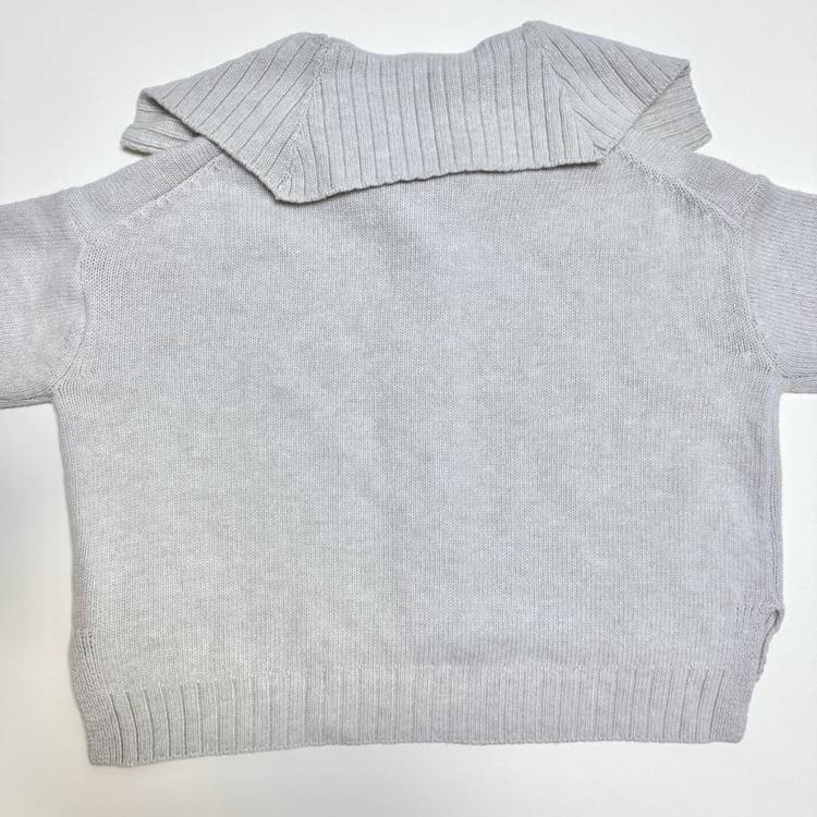 세일러 카라 니트 가디건 2회착용--4