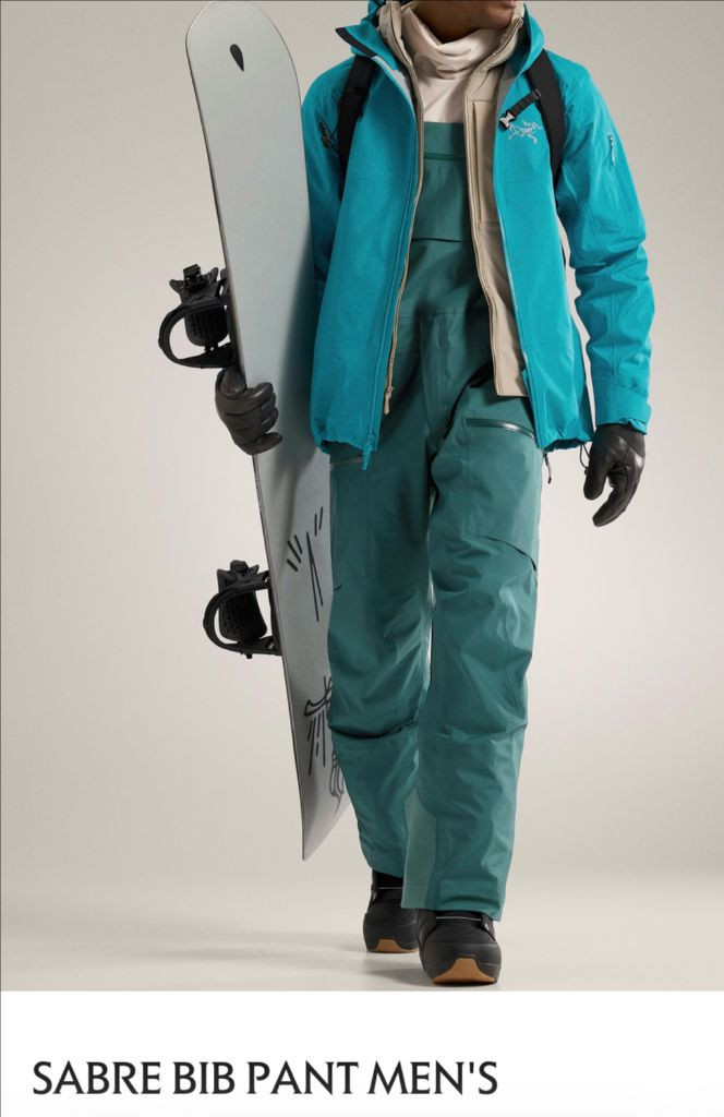 아크테릭스 SABRE BIB Pant 스키복 보드복 바지--2