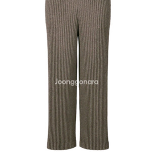 미이세이미야케 플리츠플리즈 코듀로이 플리츠 팬츠 차콜 새상품