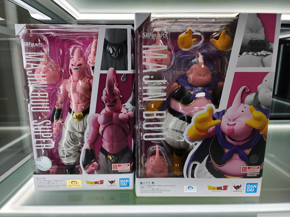 SHF드래곤볼피규어 미스터사탄+마인부우(선)+마인부우(악) 판매합니다.--1