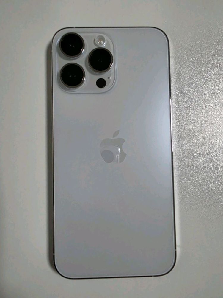 아이폰14 프로맥스 256GB 배터리100% 실버 S급 풀박스--12