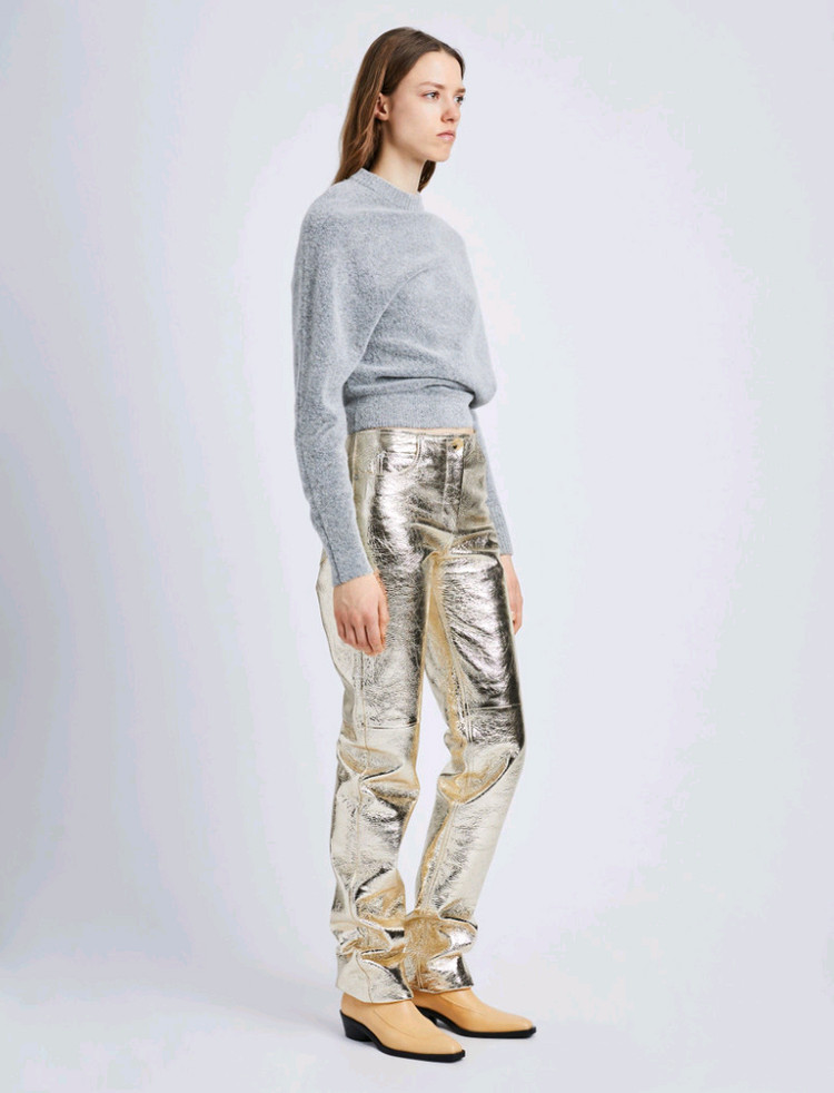 (정품)프로엔자슐러 Proenza Schouler 실버그레이 런웨이니트--1