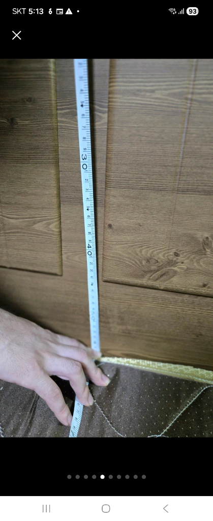 원목 침대프레임 매트리스 세트SS 사이즈 이미지