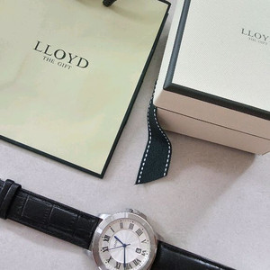 로이드 남성 가죽밴드 시계. 무료배송