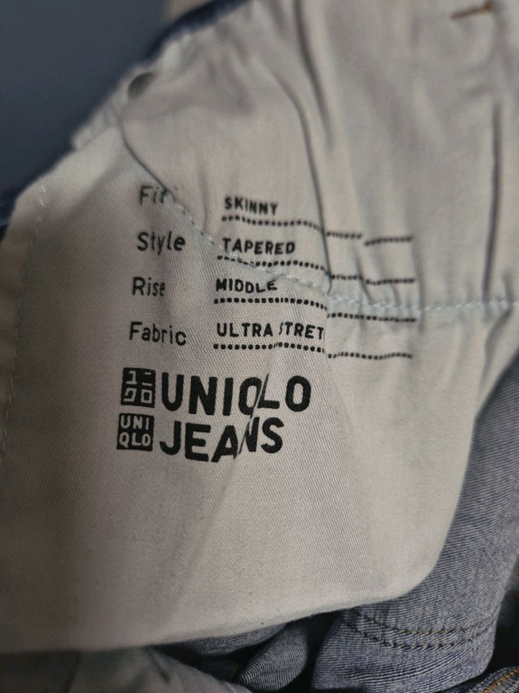 유니클로 테이퍼드 스키니진--1