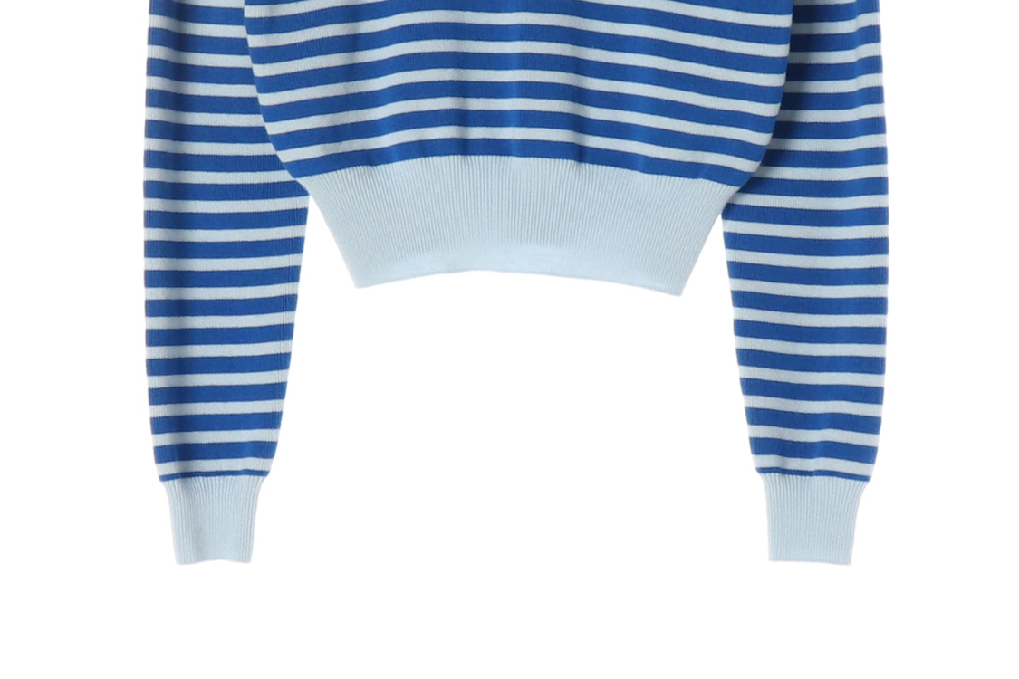 보카바카 23SS 블루 세일러 스트라이프 니트 스웨터 S 이미지