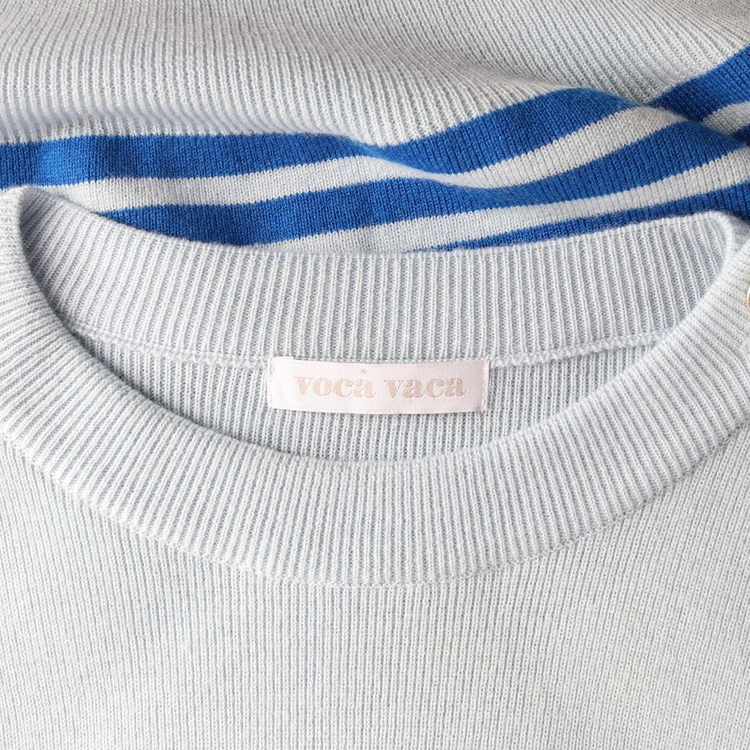 보카바카 23SS 블루 세일러 스트라이프 니트 스웨터 S 이미지
