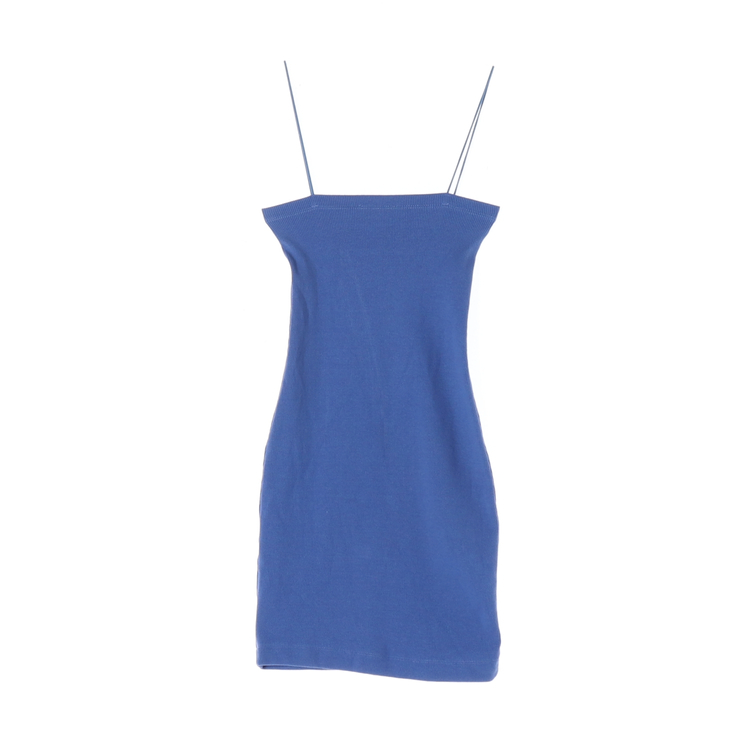 ZARA 자라 블루 슬리브리스 나시 원피스 슬립드레스 S 이미지