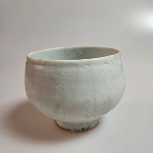 골동품 조선후기 조선백자 오목약사발 이미지