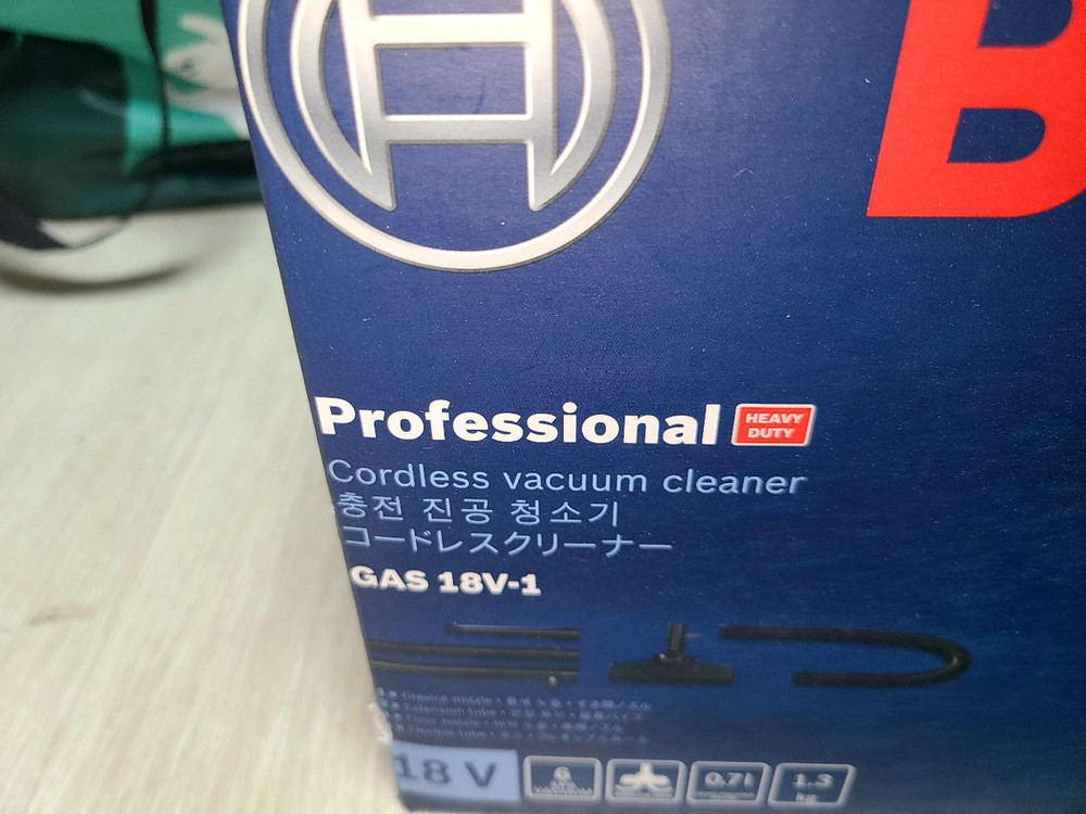 보쉬 GAS 18V-1 충전식 진공 청소기 베어툴 + 악세사리 이미지