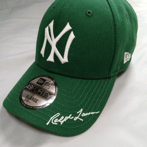 폴로 x 뉴에라 피티드 캡 모자 그린 볼캡 뉴욕양키스