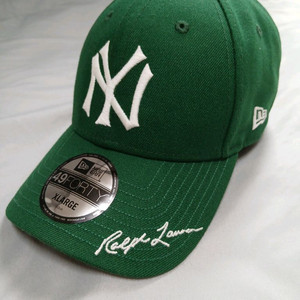폴로 x 뉴에라 피티드 캡 모자 그린 볼캡 뉴욕양키스