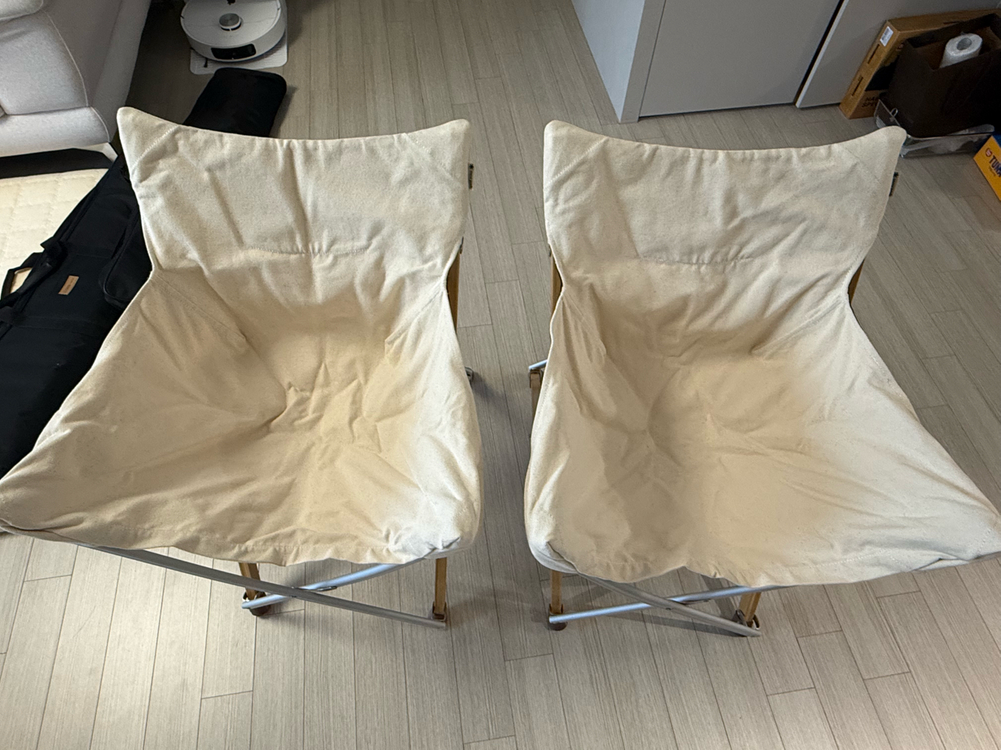 스노우피크 캠핑 체어 2개--7