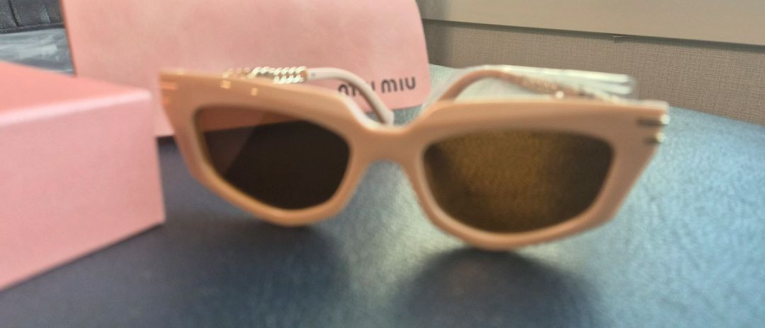 고급 선글라스 핑크 베이지 (새상품)--2