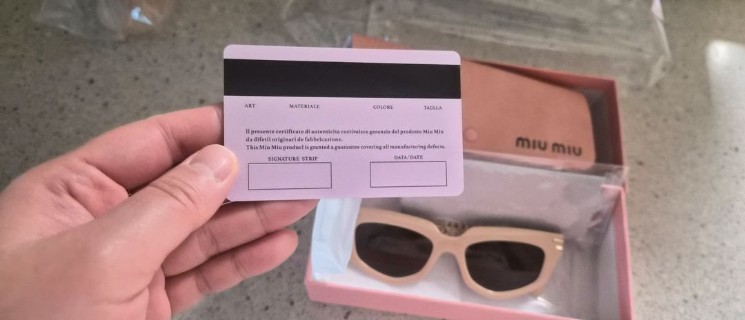 고급 선글라스 핑크 베이지 (새상품)--3