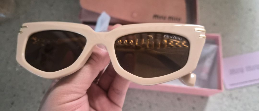 고급 선글라스 핑크 베이지 (새상품)--6