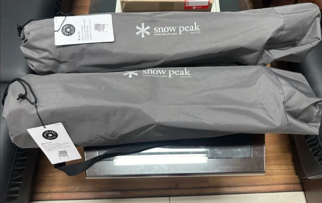 스노우피크 로우체어쇼트 60주년 한정판 1개 이미지